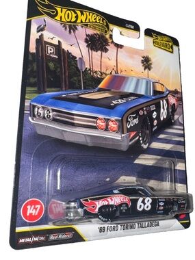 Hot Wheels Boulevard #147 ‘69 Ford Torino Talladega Premium Real Riders HTF